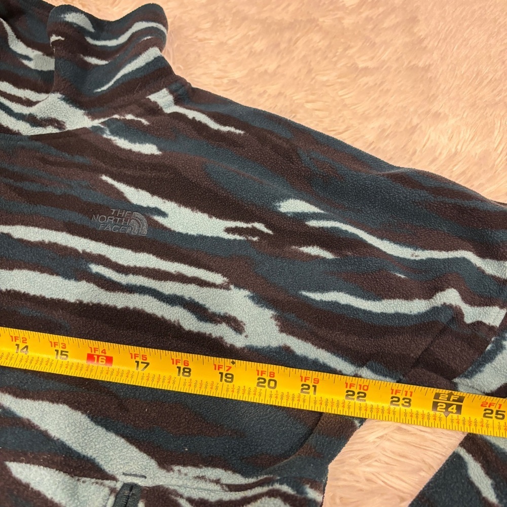 The North Face TKA Glacier Cowl Turtleneck Fleece Pullover Camo Green woman’s Lg - Picture 5 of 12